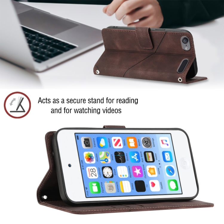 For iPod Touch 7 / Touch 6 Skin-feel Embossed Leather Phone Case