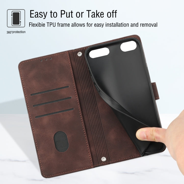 For iPod Touch 7 / Touch 6 Skin-feel Embossed Leather Phone Case