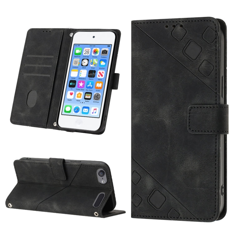 For iPod Touch 7 / Touch 6 Skin-feel Embossed Leather Phone Case