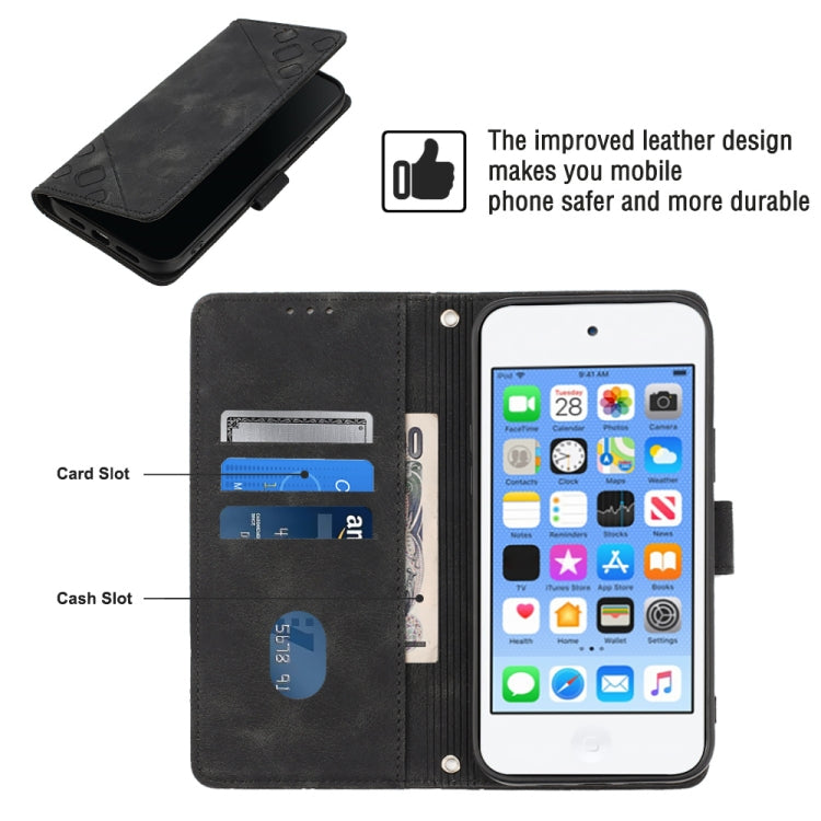 For iPod Touch 7 / Touch 6 Skin-feel Embossed Leather Phone Case