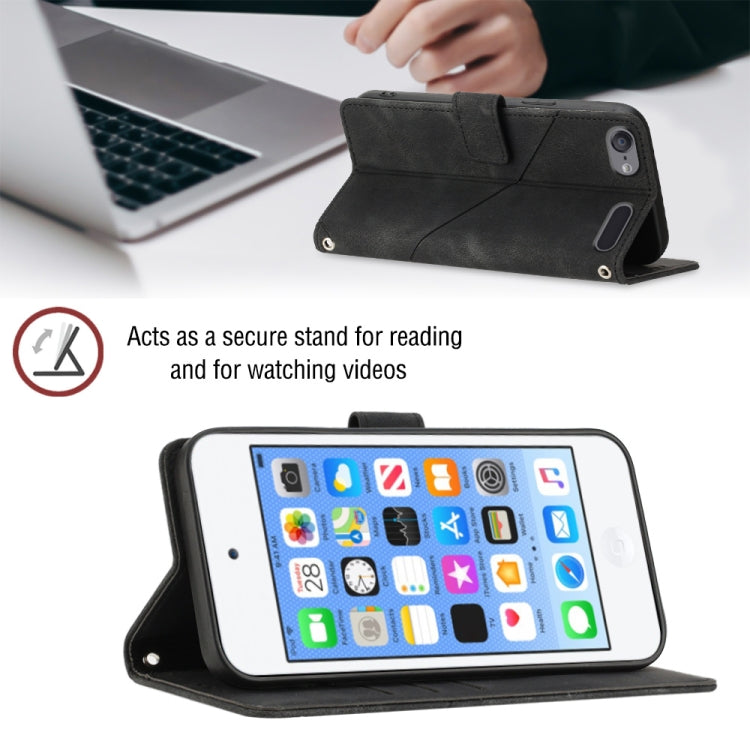 For iPod Touch 7 / Touch 6 Skin-feel Embossed Leather Phone Case