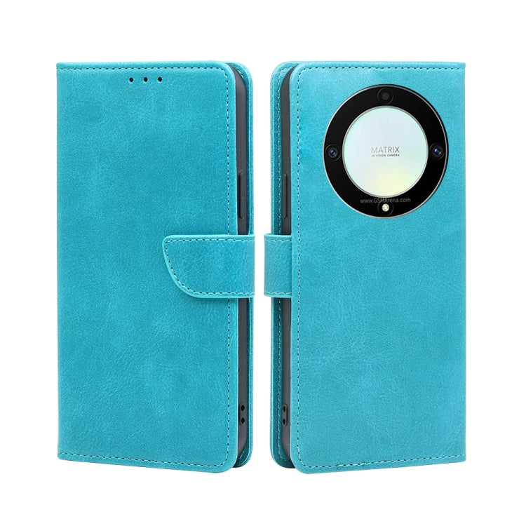 For Honor X9a 5G Calf Texture Buckle Flip Leather Phone Case