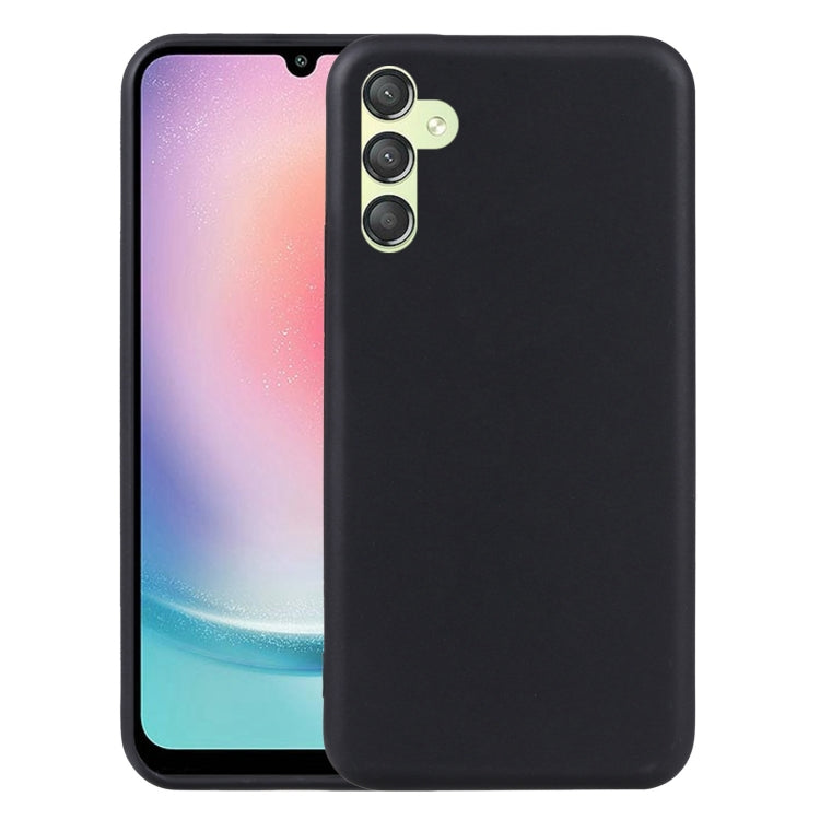 For Samsung Galaxy A24 4G TPU Phone Case(Black)