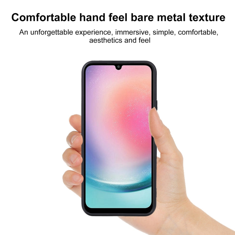 For Samsung Galaxy A24 4G TPU Phone Case(Black)