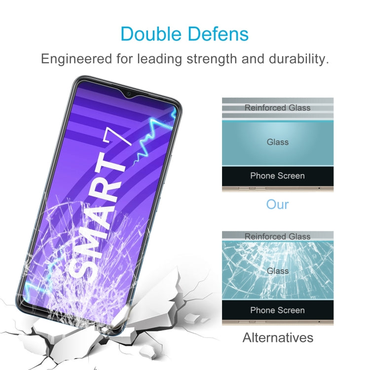 For Infinix Smart 7 India 10pcs 0.26mm 9H 2.5D Tempered Glass Film