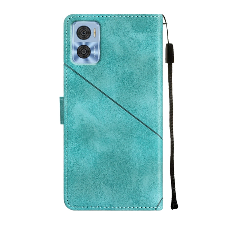 For Motorola Moto E22i 4G / E22 4G Skin-feel Embossed Leather Phone Case