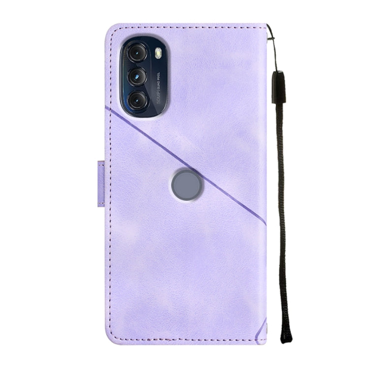 For Motorola Moto G 5G 2022 Skin-feel Embossed Leather Phone Case