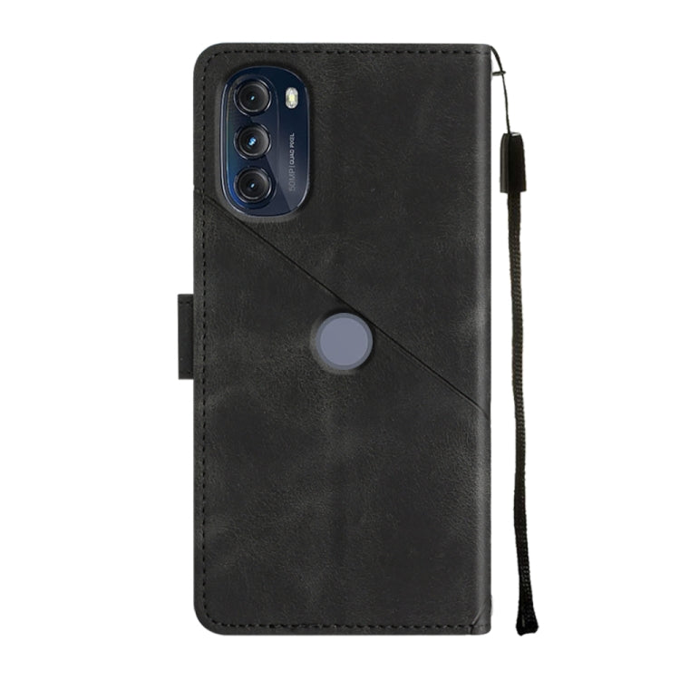For Motorola Moto G 5G 2022 Skin-feel Embossed Leather Phone Case