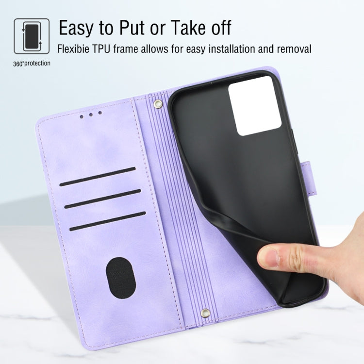 For Motorola Moto X30 Pro 5G Skin-feel Embossed Leather Phone Case