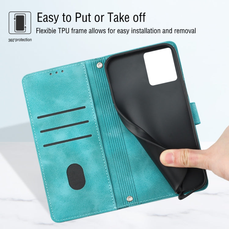 For Motorola Moto X30 Pro 5G Skin-feel Embossed Leather Phone Case