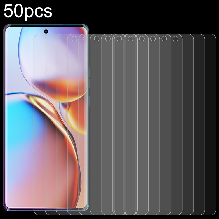 For Motorola Edge 40 Pro 50pcs 0.26mm 9H 2.5D Tempered Glass Film
