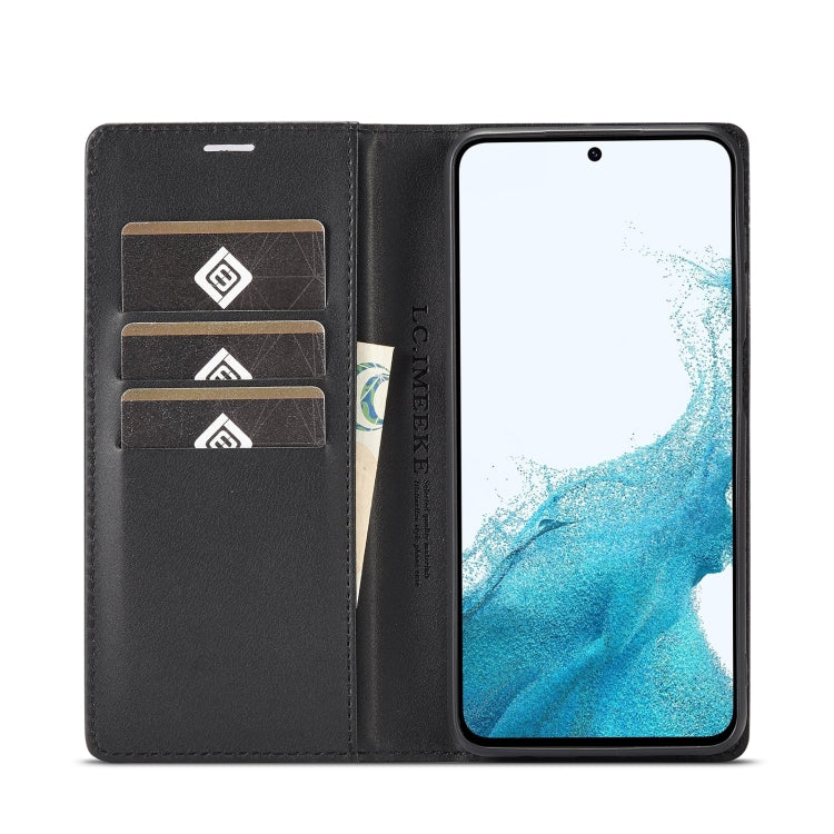 For Samsung Galaxy A14 4G / 5G LC.IMEEKE Carbon Fiber Leather Phone Case