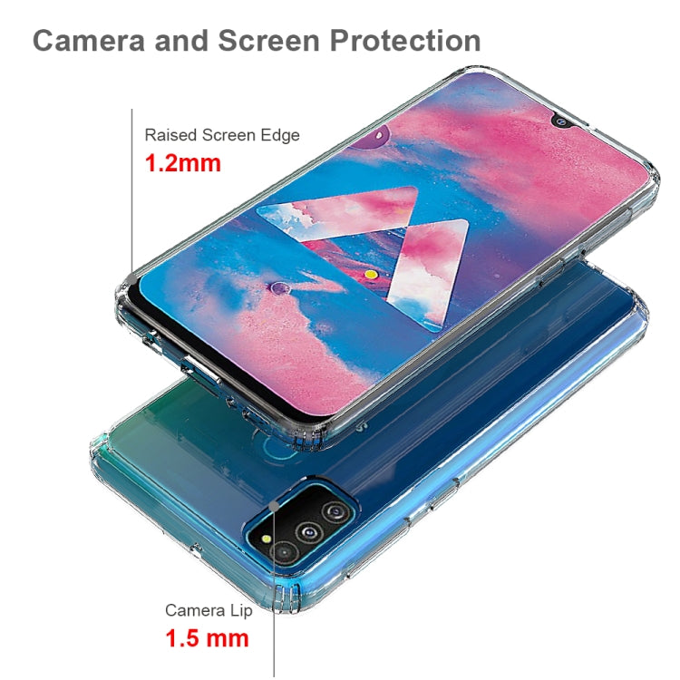 For Galaxy M21 Shockproof Scratchproof TPU + Acrylic Protective Case