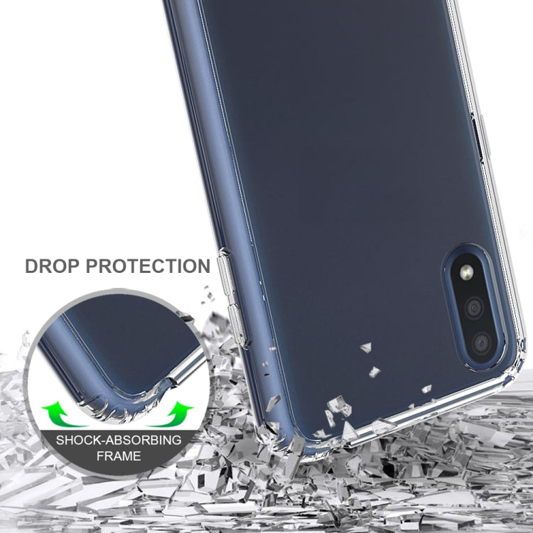 For Galaxy A01 (EU Version) Shockproof Scratchproof TPU + Acrylic Protective Case