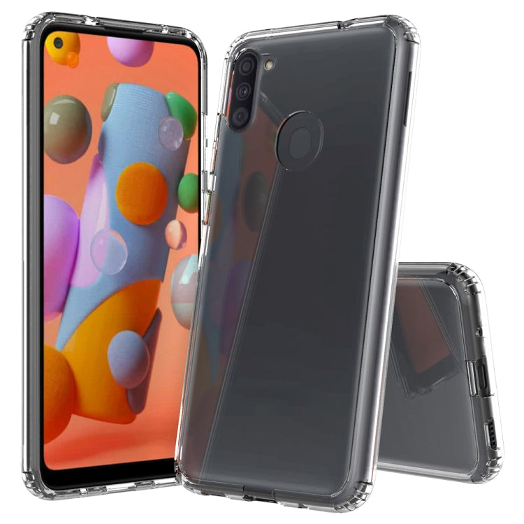 For Galaxy A11 (EU Version) Shockproof Scratchproof TPU + Acrylic Protective Case