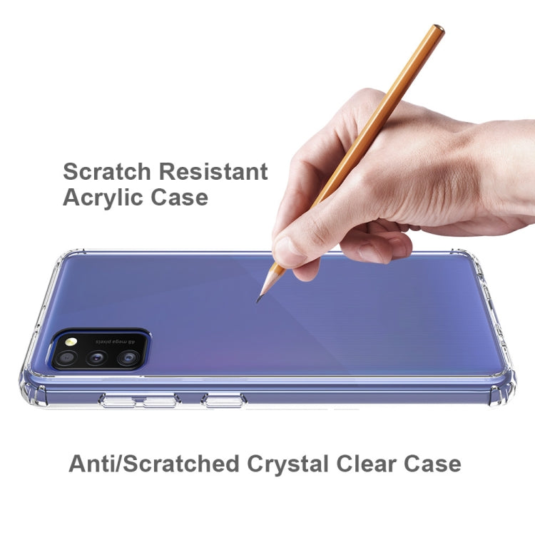 For Galaxy A41 Shockproof Scratchproof TPU + Acrylic Protective Case