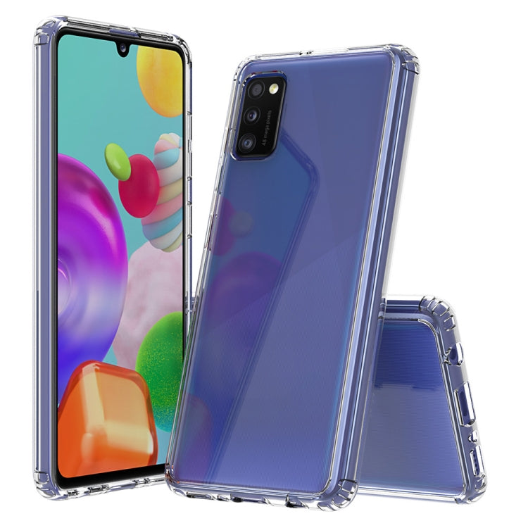 For Galaxy A41 Shockproof Scratchproof TPU + Acrylic Protective Case