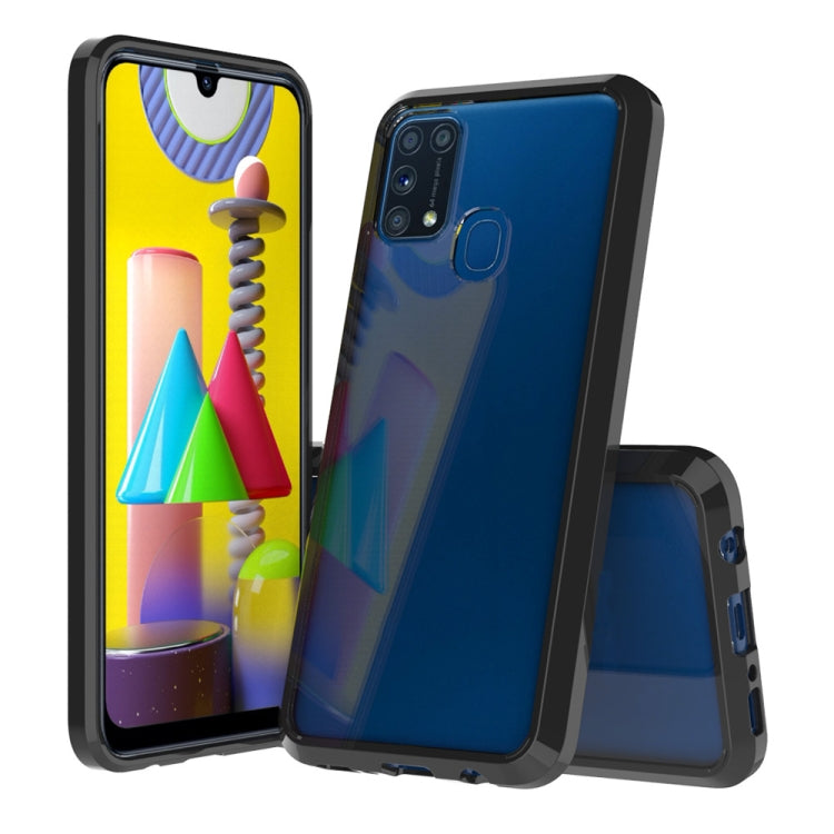 For Galaxy M31 Shockproof Scratchproof TPU + Acrylic Protective Case