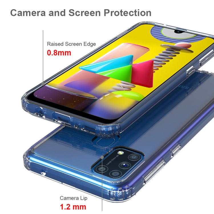 For Galaxy M31 Shockproof Scratchproof TPU + Acrylic Protective Case