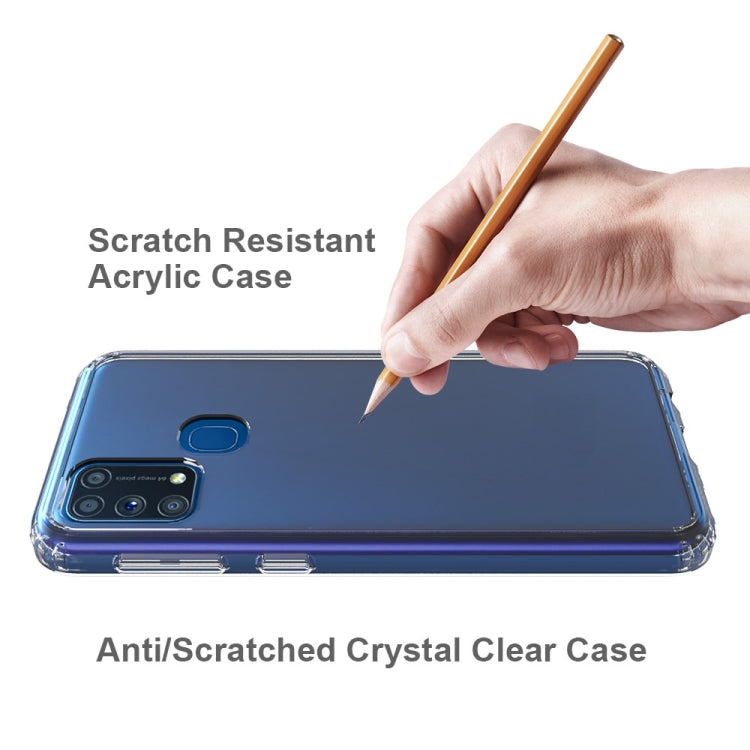 For Galaxy M31 Shockproof Scratchproof TPU + Acrylic Protective Case
