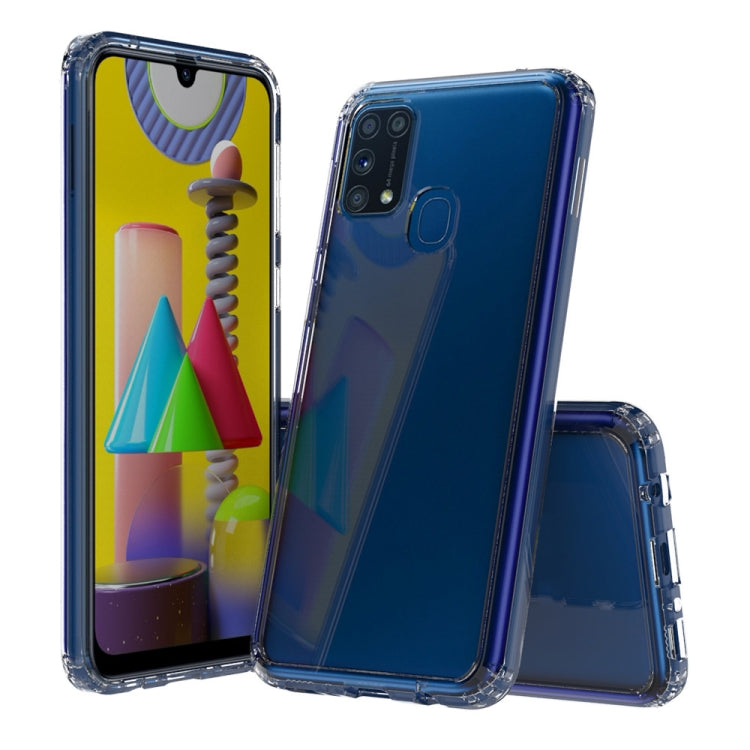 For Galaxy M31 Shockproof Scratchproof TPU + Acrylic Protective Case