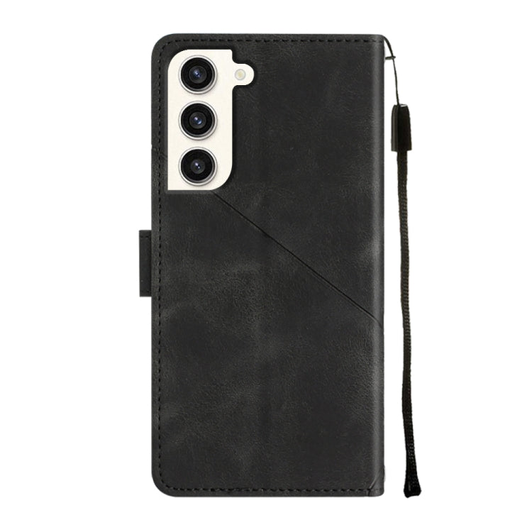 For Samsung Galaxy S23 5G Skin-feel Embossed Leather Phone Case