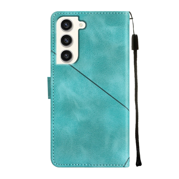 For Samsung Galaxy S23+ 5G Skin-feel Embossed Leather Phone Case