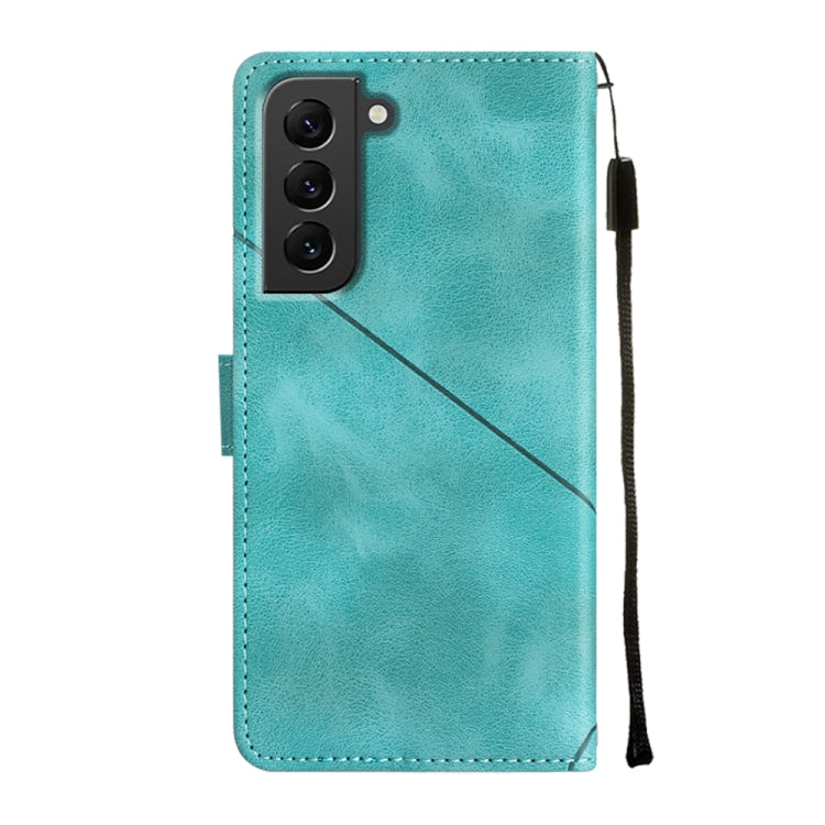 For Samsung Galaxy S22 5G Skin-feel Embossed Leather Phone Case