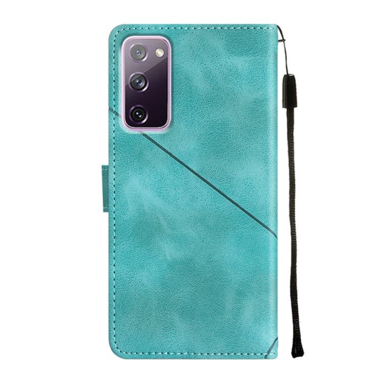 For Samsung Galaxy S20 FE / S20 2022 Skin-feel Embossed Leather Phone Case