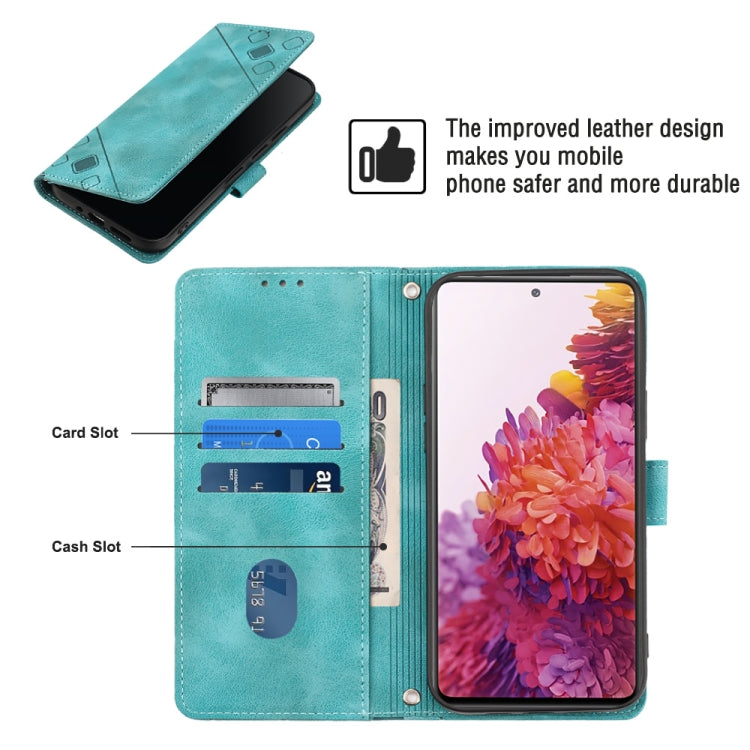 For Samsung Galaxy S20 FE / S20 2022 Skin-feel Embossed Leather Phone Case