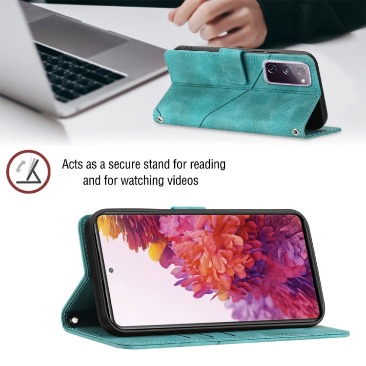 For Samsung Galaxy S20 FE / S20 2022 Skin-feel Embossed Leather Phone Case