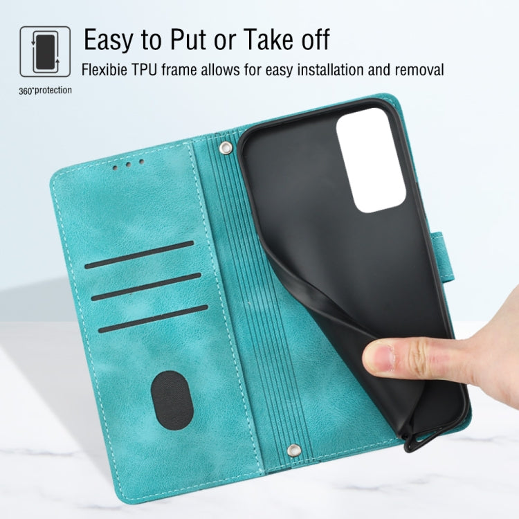 For Samsung Galaxy S20 FE / S20 2022 Skin-feel Embossed Leather Phone Case