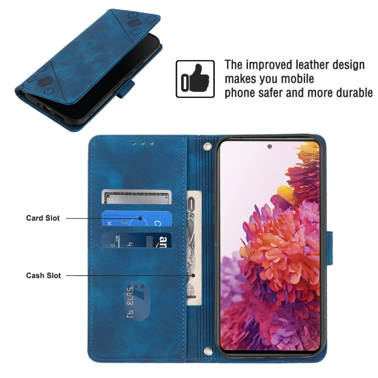 For Samsung Galaxy S20 FE / S20 2022 Skin-feel Embossed Leather Phone Case