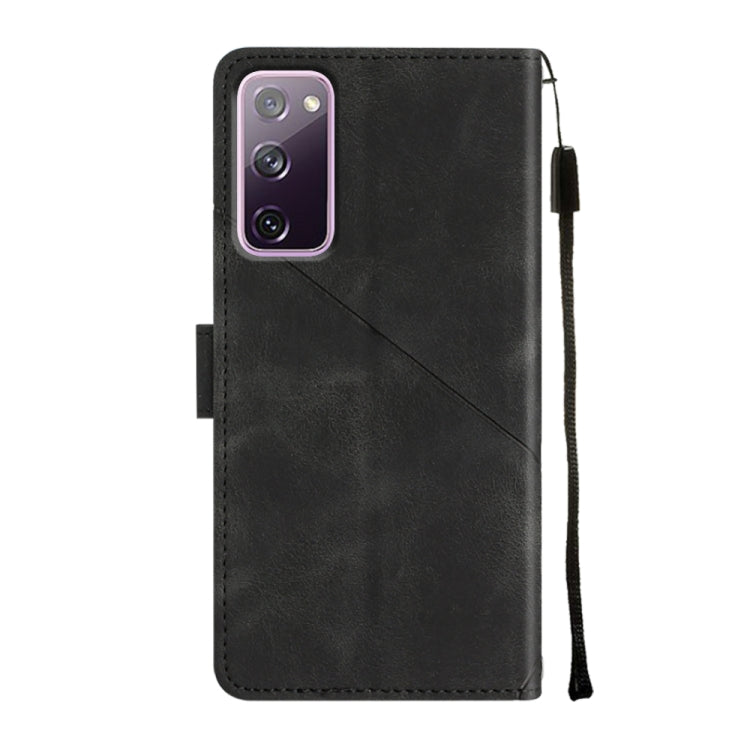 For Samsung Galaxy S20 FE / S20 2022 Skin-feel Embossed Leather Phone Case