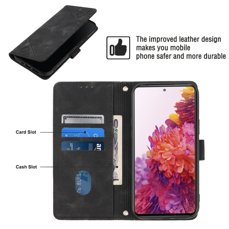 For Samsung Galaxy S20 FE / S20 2022 Skin-feel Embossed Leather Phone Case