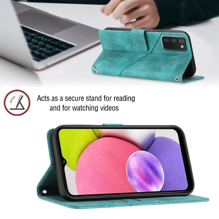 For Samsung Galaxy A03s 164.3mm India Skin-feel Embossed Leather Phone Case