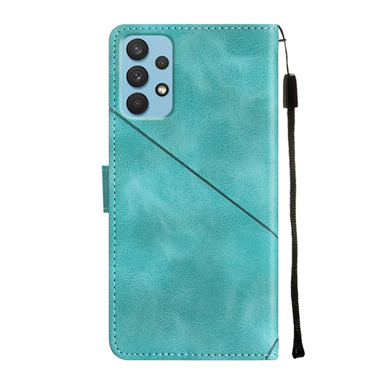 For Samsung Galaxy A32 4G Skin-feel Embossed Leather Phone Case