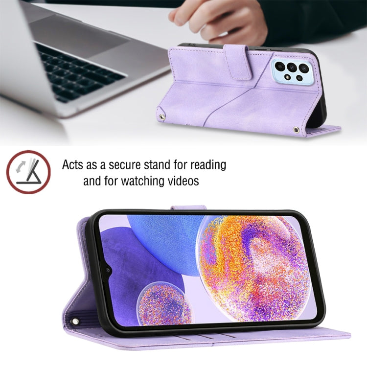 For Samsung Galaxy A32 5G / M32 5G Skin-feel Embossed Leather Phone Case