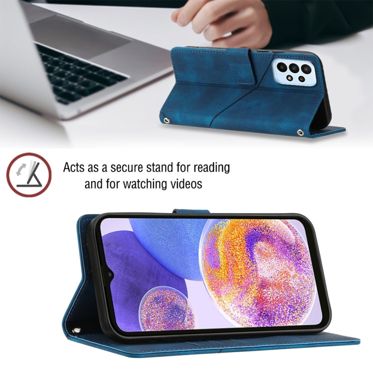 For Samsung Galaxy A32 5G / M32 5G Skin-feel Embossed Leather Phone Case