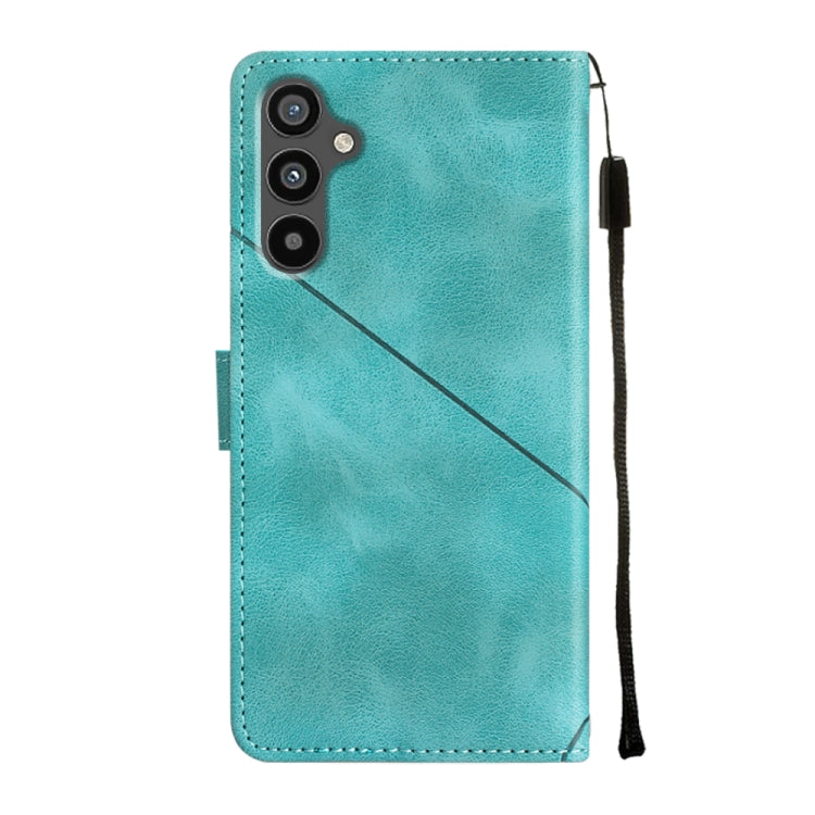 For Samsung Galaxy A34 Skin-feel Embossed Leather Phone Case