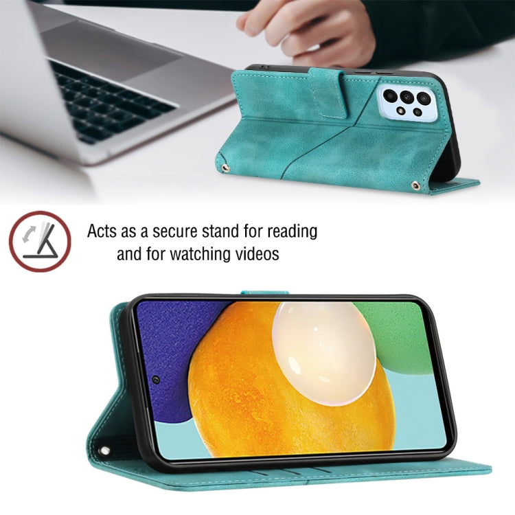 For Samsung Galaxy A52 5G / 4G Skin-feel Embossed Leather Phone Case