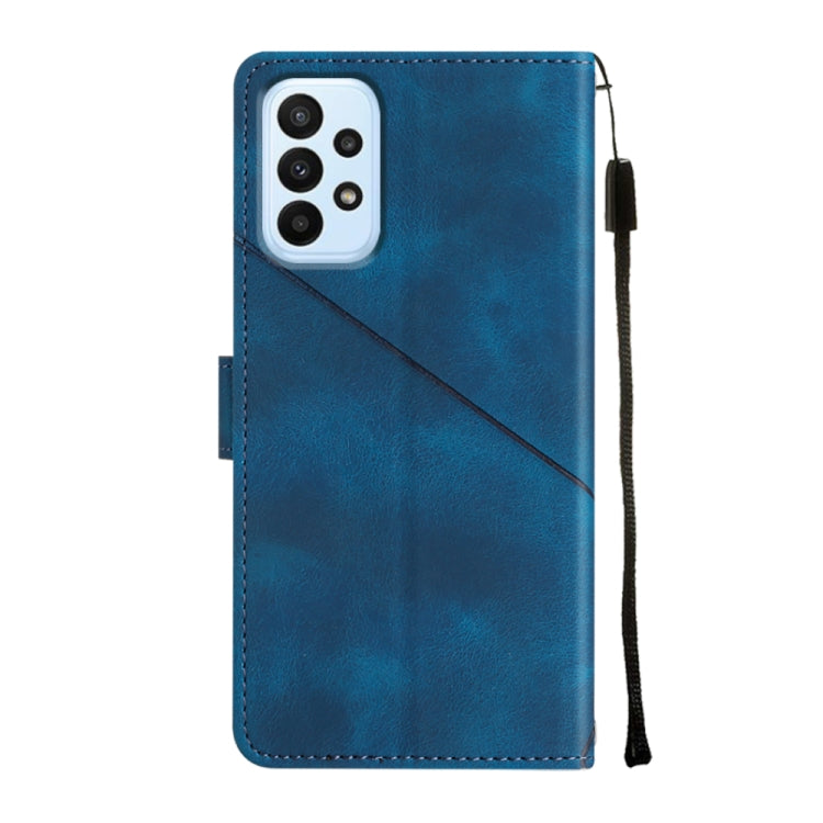 For Samsung Galaxy A52 5G / 4G Skin-feel Embossed Leather Phone Case