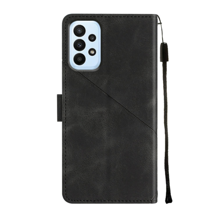 For Samsung Galaxy A52 5G / 4G Skin-feel Embossed Leather Phone Case