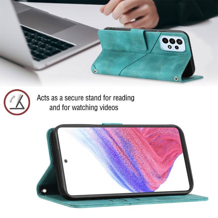 For Samsung Galaxy A53 5G Skin-feel Embossed Leather Phone Case