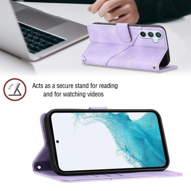 For Samsung Galaxy A54 5G Skin-feel Embossed Leather Phone Case