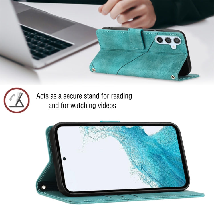 For Samsung Galaxy A54 5G Skin-feel Embossed Leather Phone Case