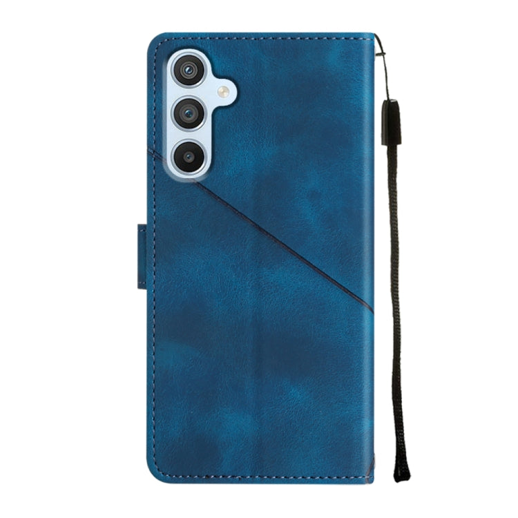 For Samsung Galaxy A54 5G Skin-feel Embossed Leather Phone Case