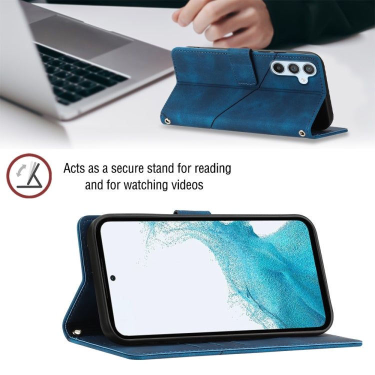 For Samsung Galaxy A54 5G Skin-feel Embossed Leather Phone Case