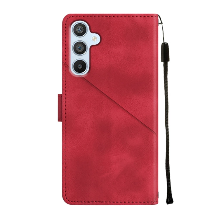 For Samsung Galaxy A54 5G Skin-feel Embossed Leather Phone Case