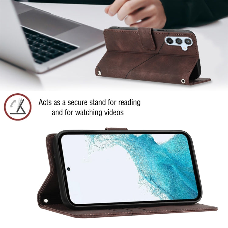 For Samsung Galaxy A54 5G Skin-feel Embossed Leather Phone Case